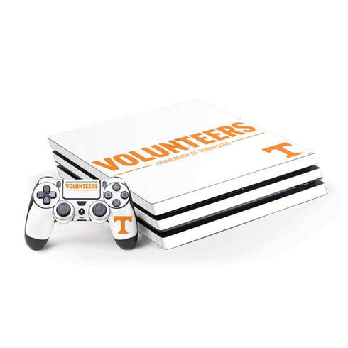 University of Tennessee-Knoxville Volunteers Text PlayStation PS4 Skins